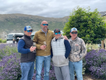 Pictured, left to right, Hamlin Pools owners Taylor Hamlin, Travis Stansberry, Joshua Stansberry, and Tyler Stansberry
