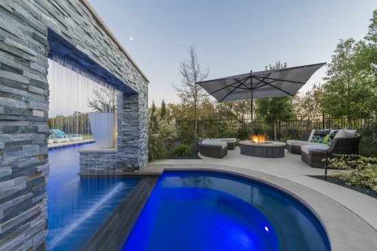 Pool designed by Randy Angell, built by AquaTerra Outdoors